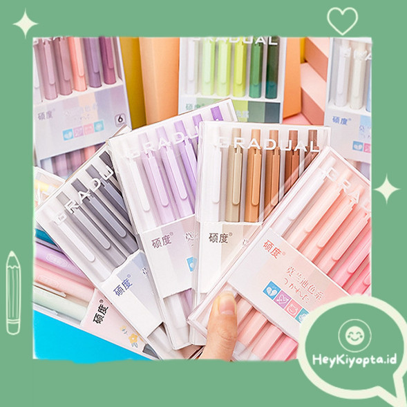 

BEST! PULPEN MEKANIK 1 SET 6 PCS 0,5 MM DENGAN WARNA GRADASI PASTEL YANG MENGESANKAN PGS