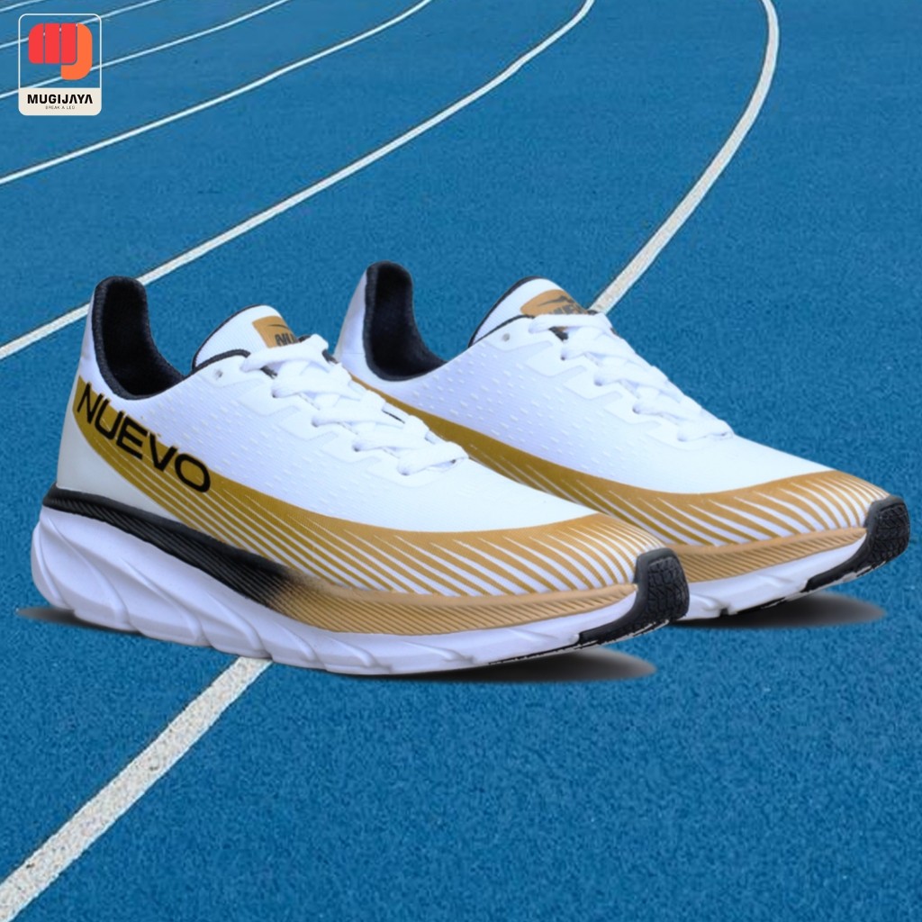 Nuevo Dexter Sepatu Lari pria Olahraga Running Gym Breathble Mesh Outsole Phylon Soft