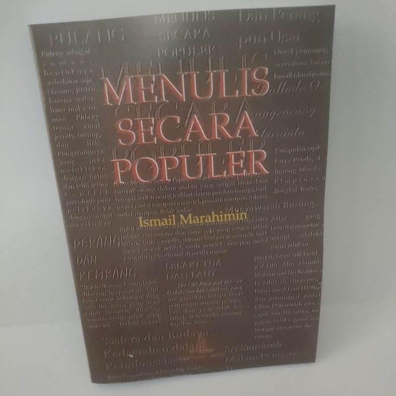 Menulis Secara Populer Ismail Marahimin