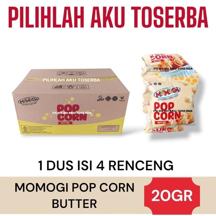 

Momogi POPCORN rasa BUTTER 20 gram - ( HARGA 1 DUS )