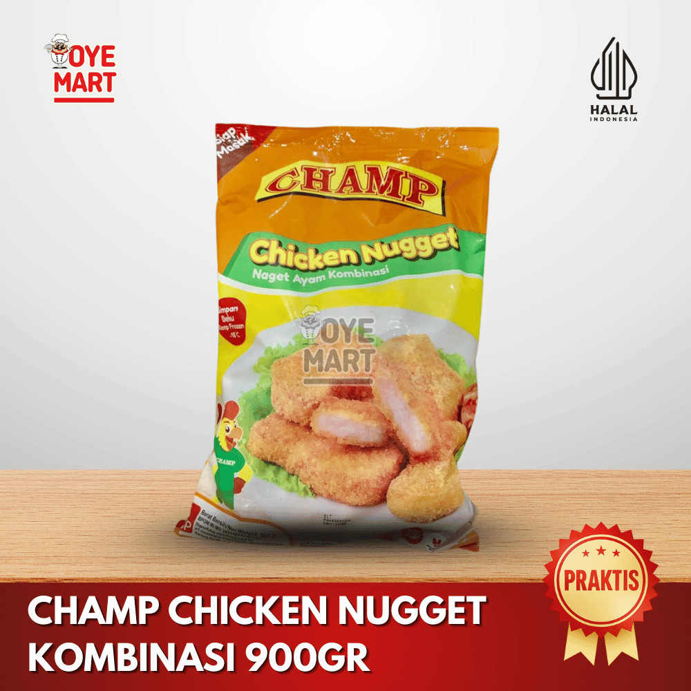 

CHAMP CHICKEN NUGGET KOMBINASI 900GR