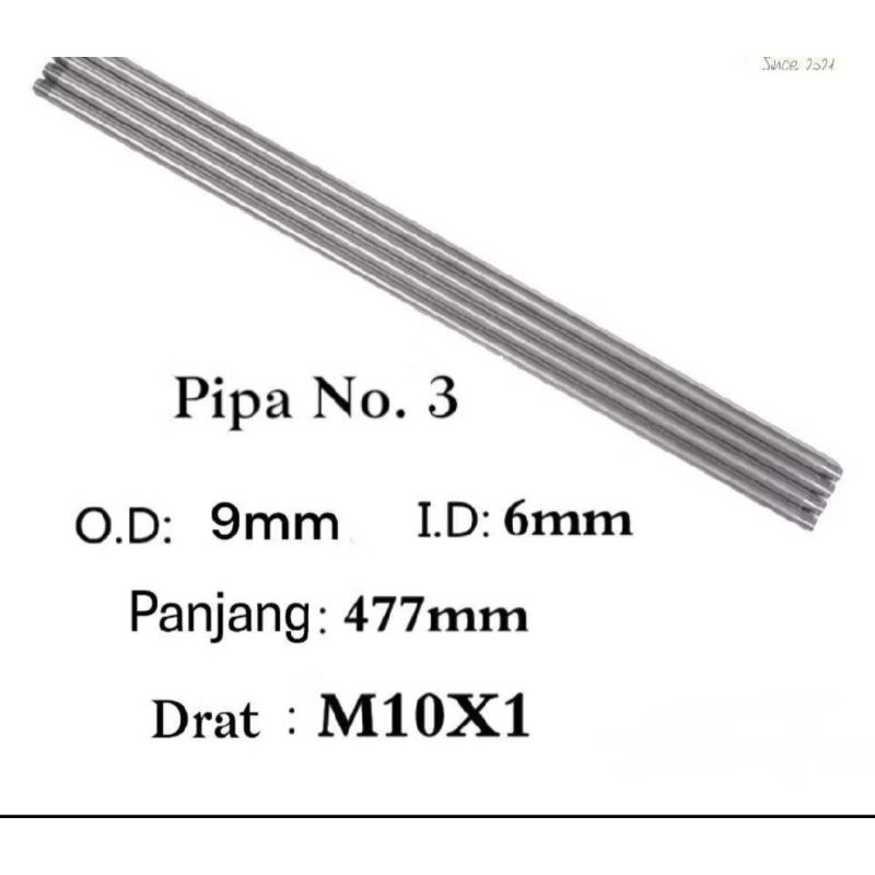 NEW pipa pompa pcp, Pipa OD 9 pompa pcp, sparepart pompa pcp PREMIUM