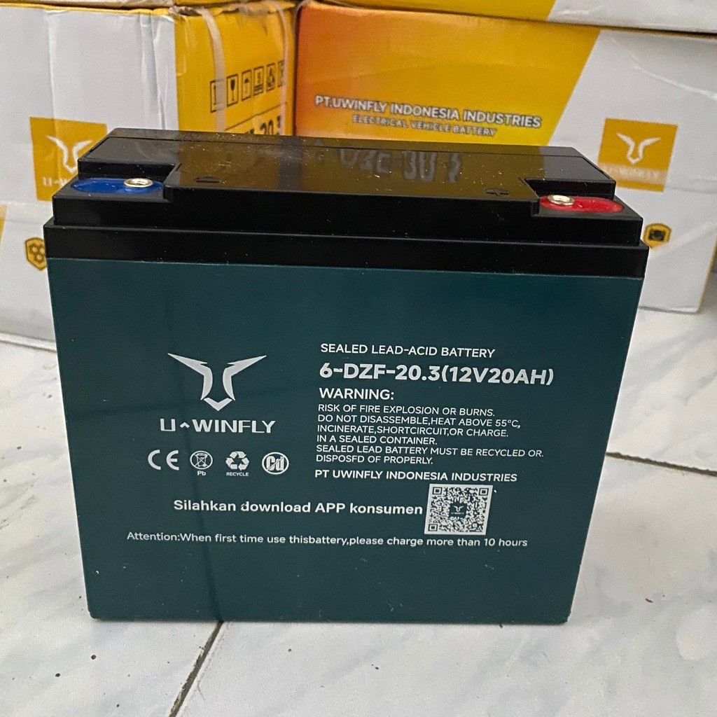Aki Baterai Motor Listrik 72V 20AH UWINFLY