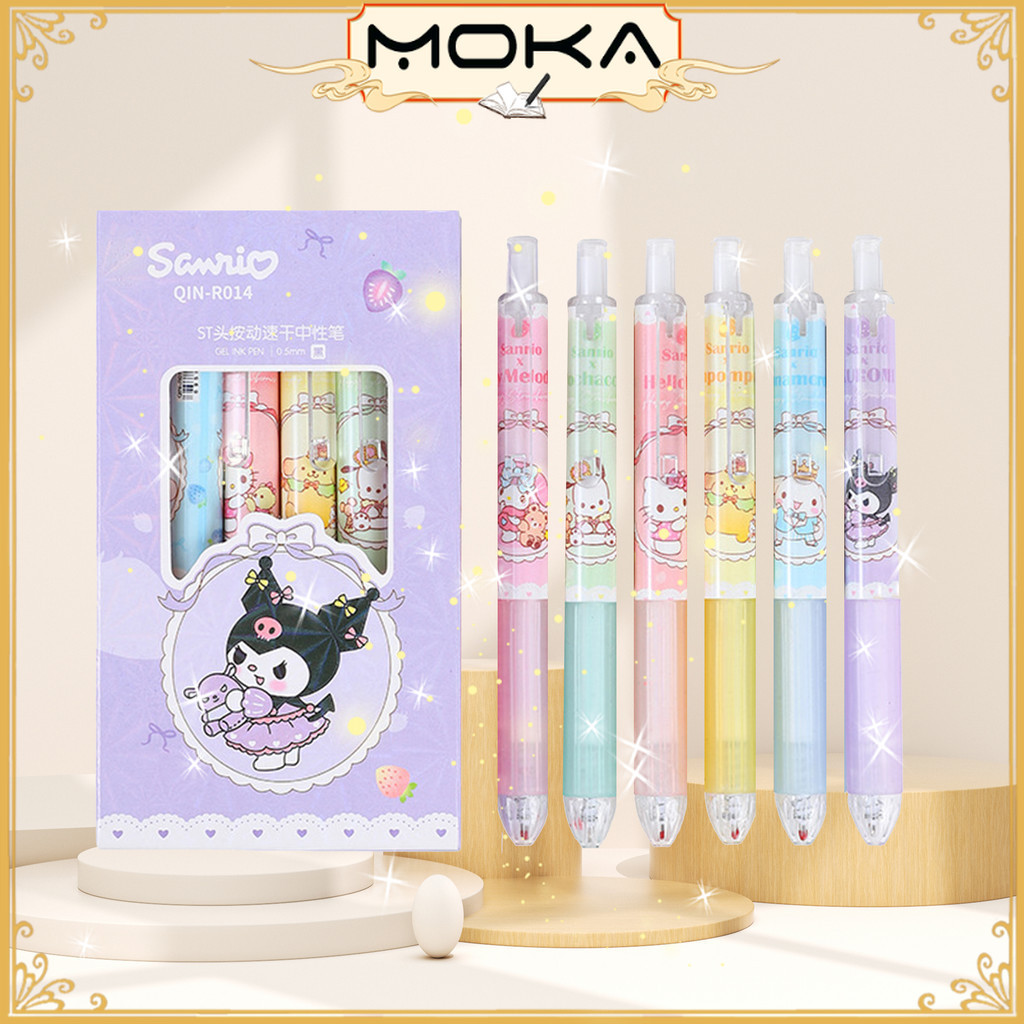 

MOKA PULPEN GEL MEKANIK MOTIF KARTUN JAPANESE STYLE KAWAII MKP92