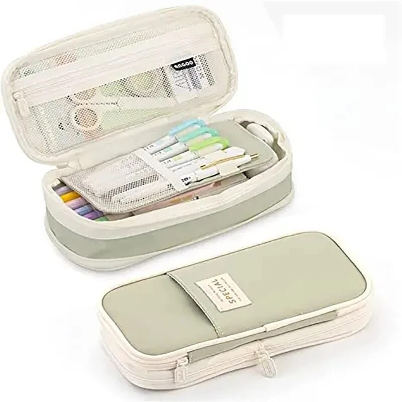 

Kawaii Pencil Cases Large Capacity Pencil Bag Pouch Holder Box for Girls Office Student Stationery Organizer School Supplies