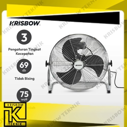 Krisbow - Kipas Angin Meja 75 W - 45 Cm