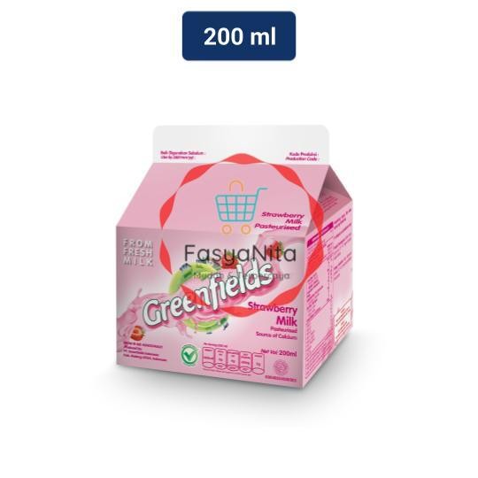 

Greenfields Fresh Milk Strawberry 200 ml - Fasyanita Denpasar