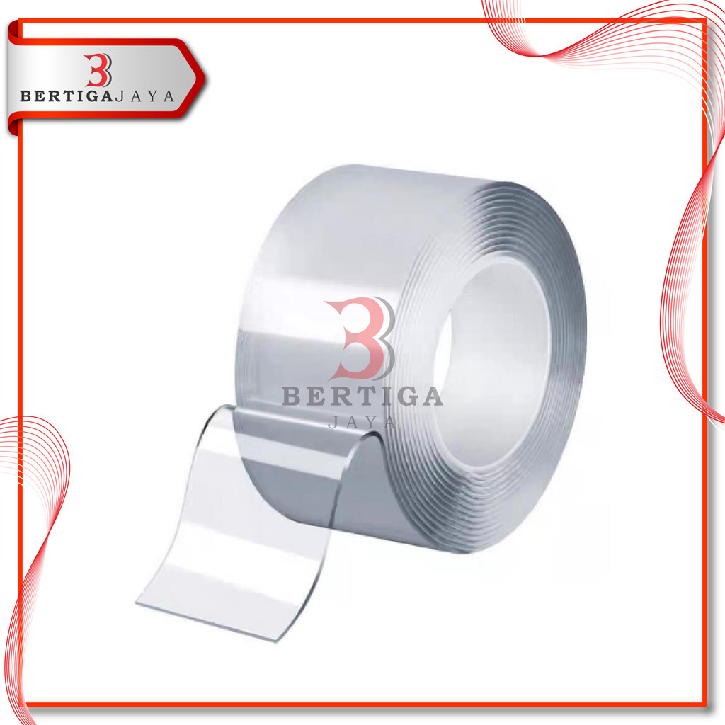 

BJ Double Tape Nano isolasi Bening 1 Meter Roll Selotip