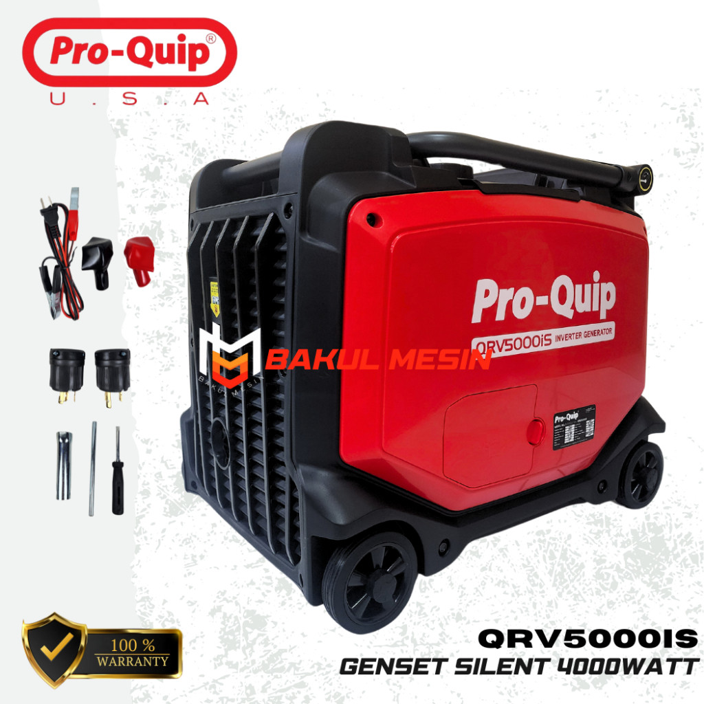 PROQUIP Silent inverter Generator Genset Bensin Silent 4000 Watt QRV5000iS QRV 5000