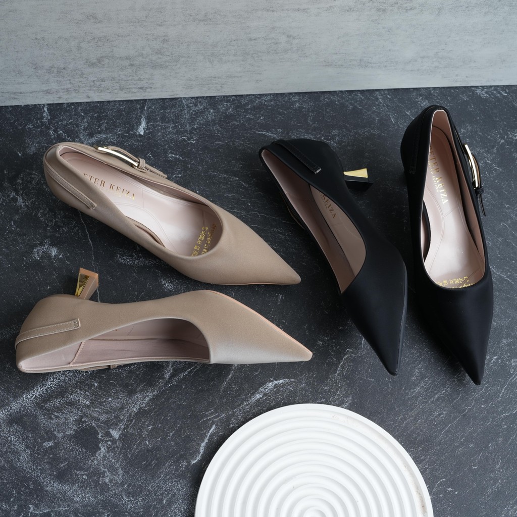Peter Keiza Sepatu Pantofel High Heels 5 CM Korean Style FB02-01