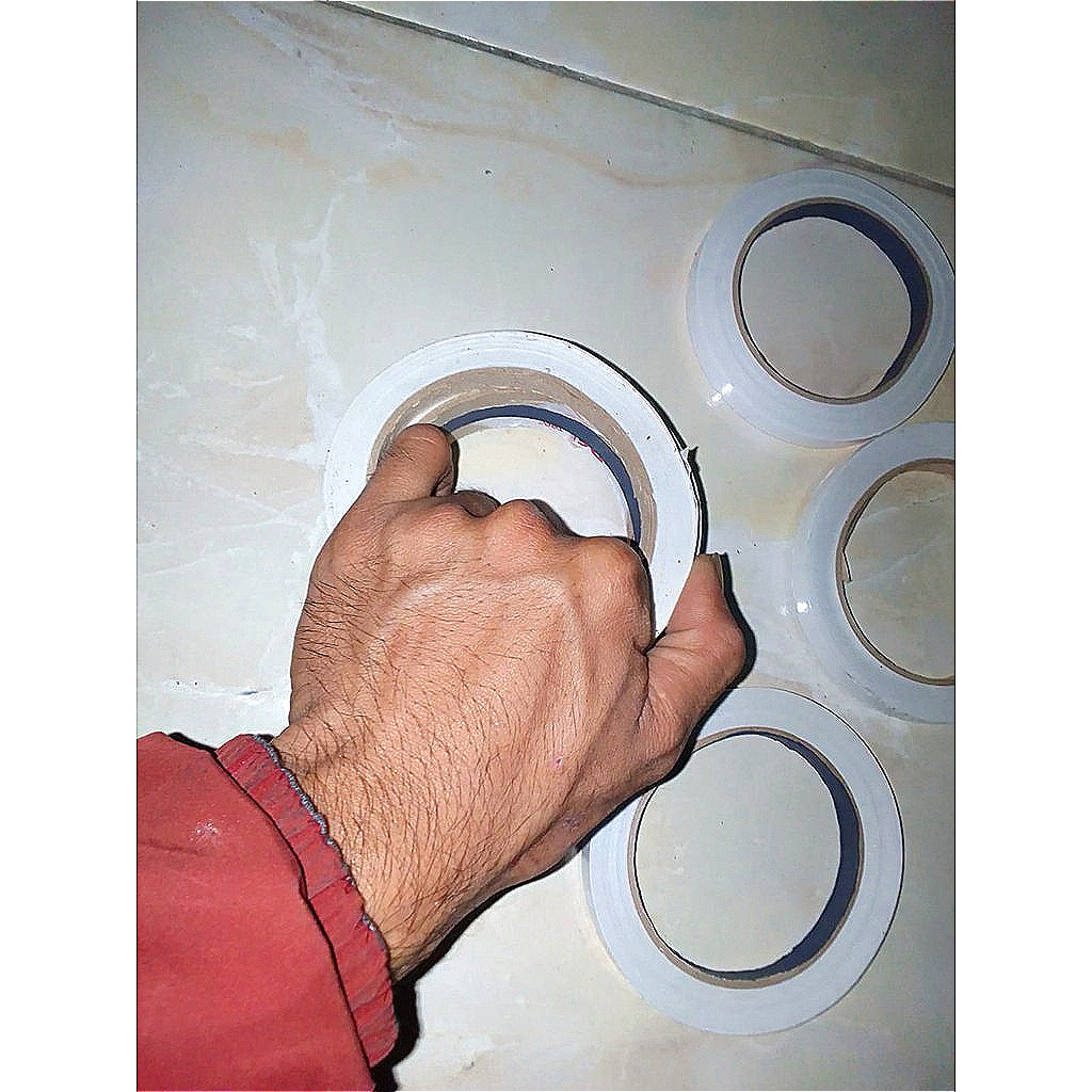 

double Tape tissue lebar 12mm atw 1,2cm dabel tip 12 yard dobel tif kecil