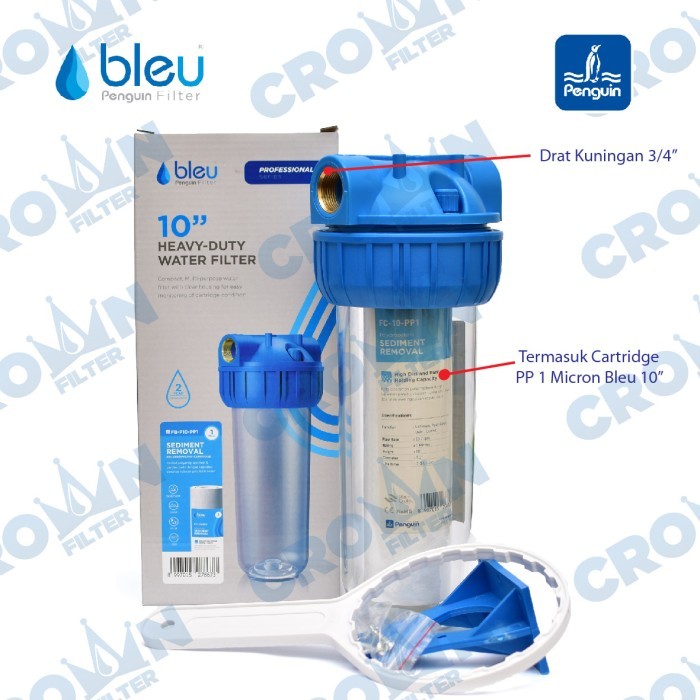 Bleu Professional Series - Filter air 10" + PP Sediment Filter