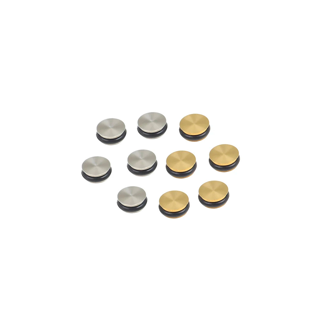 10Pcs Flute Repair Parts Universal Flute Tools Open Hole Plugs Metal Silicone Accessories Woodwind M