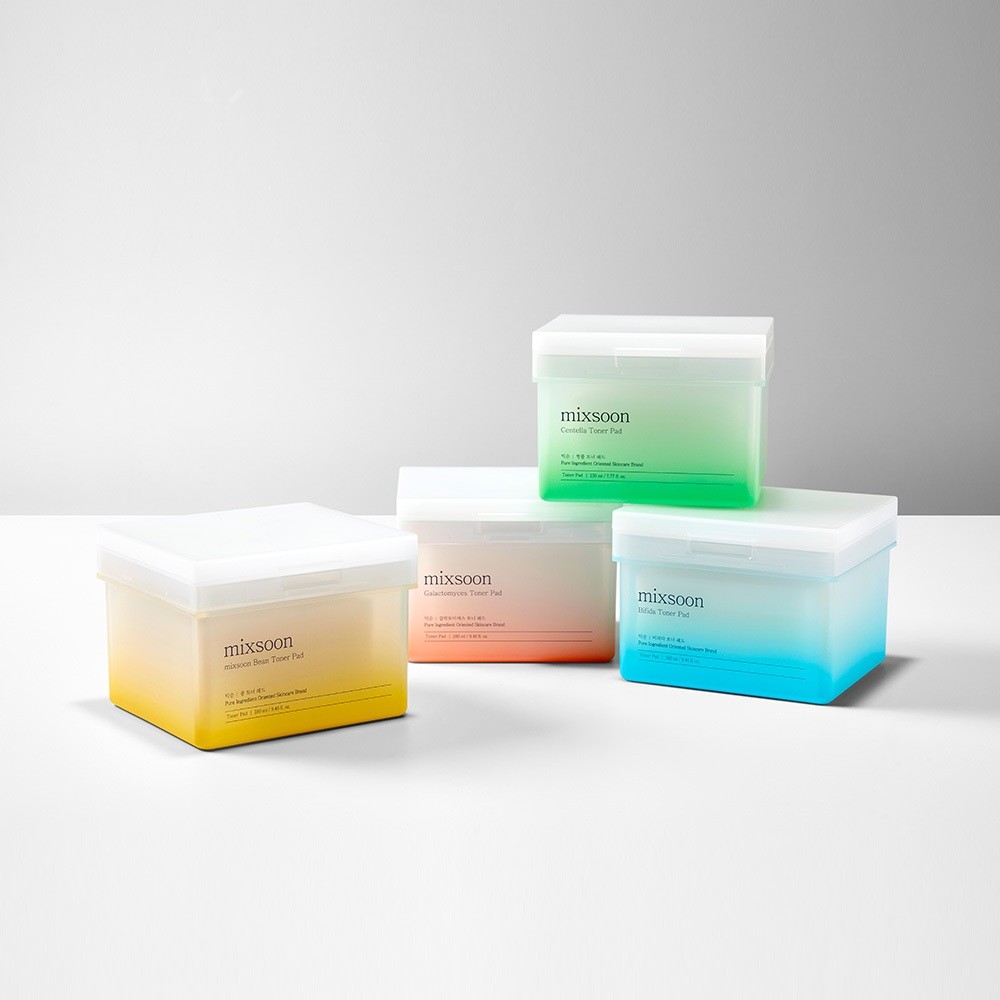 MIXSOON Toner Pads Bean | Galactomyces | Bifida | Centella Toner Pads