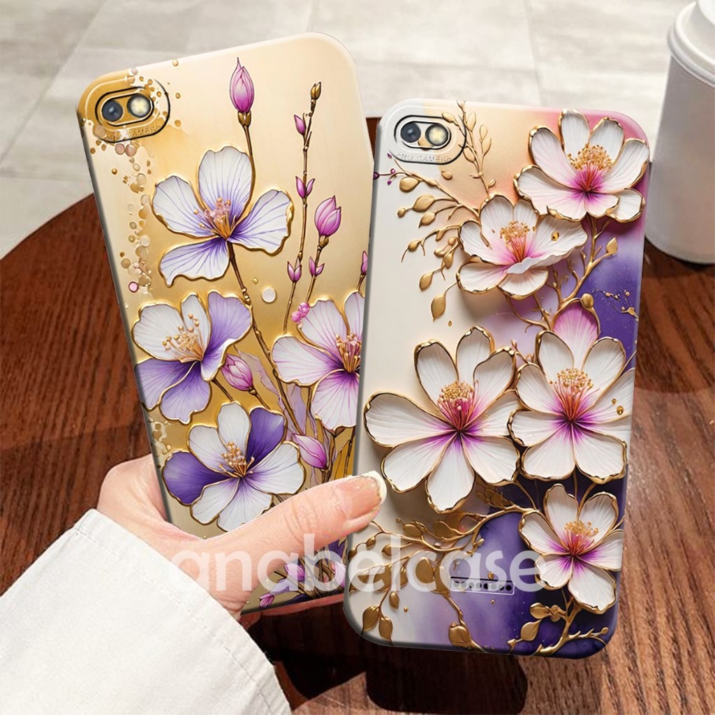 Softcase  REDMI 6A 6 5A 4A NOTE 6 5 5PRO 5A 5A PRIME Case Bunga kecil Cantik - Case Cantik - Case Fl