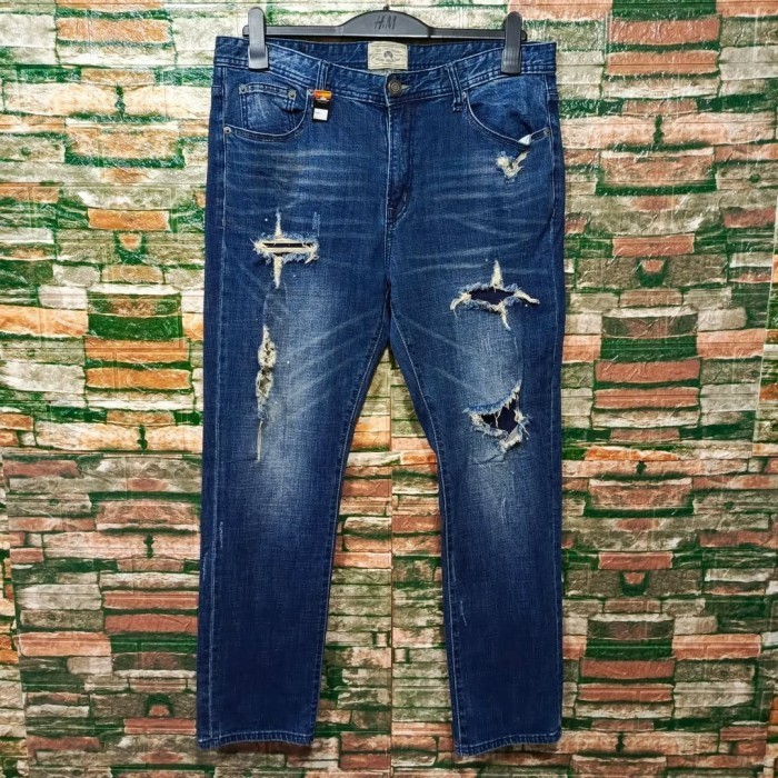 celana panjang jeans THE JMC JEANS tebal size 37 casual bagus murah