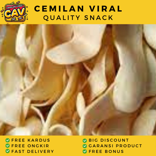 

CAV KERIPIK KENANGA 1Kg Kembang Kenanga Bunga Kenanga Keripik Buah Keripik Bunga