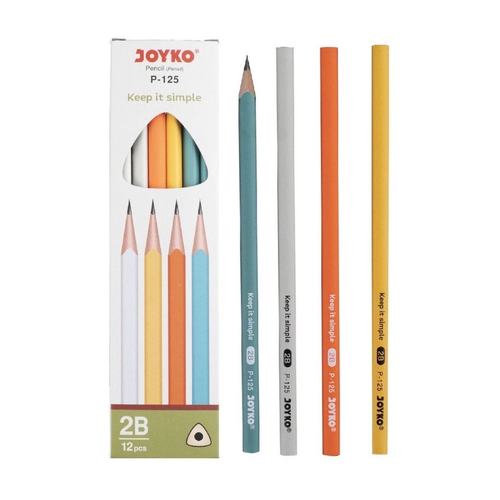 

Pensil 2B Joyko P-125 (12pcs)