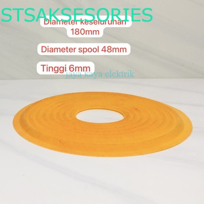 Dumper Demper Membran Speaker 15 inch - 18 inch Lubang Spool 48mm Diameter 180mm
