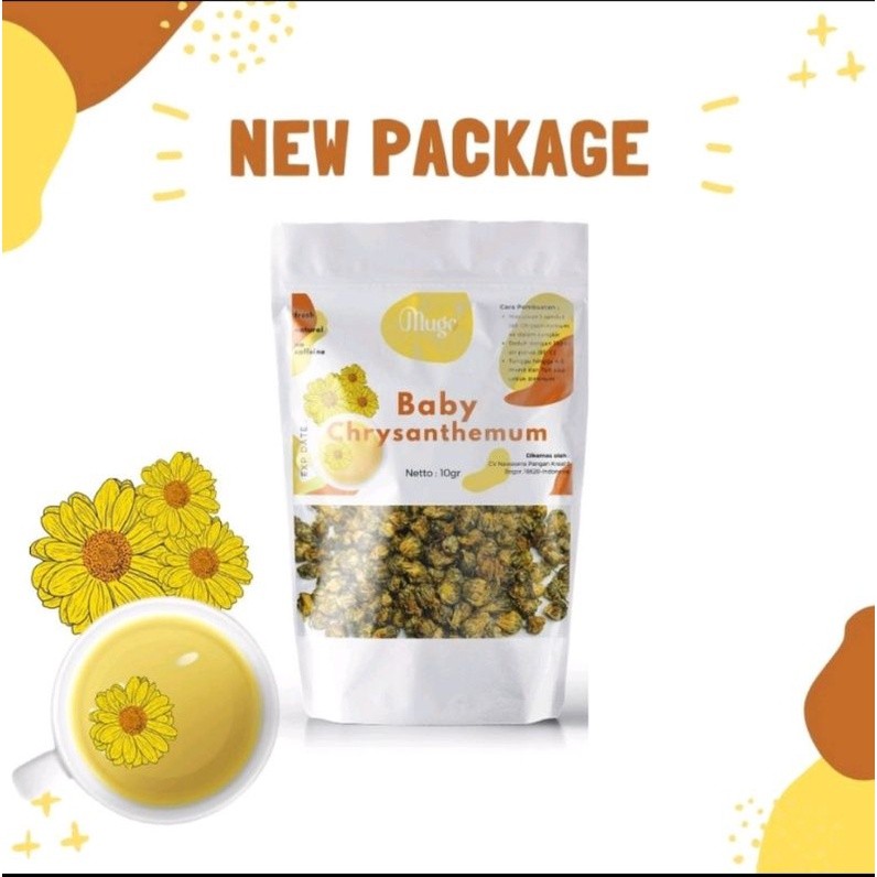 

MUGO TEH BUNGA BABY KRISAN 15GR - CHRYSANTHEMUM TEA