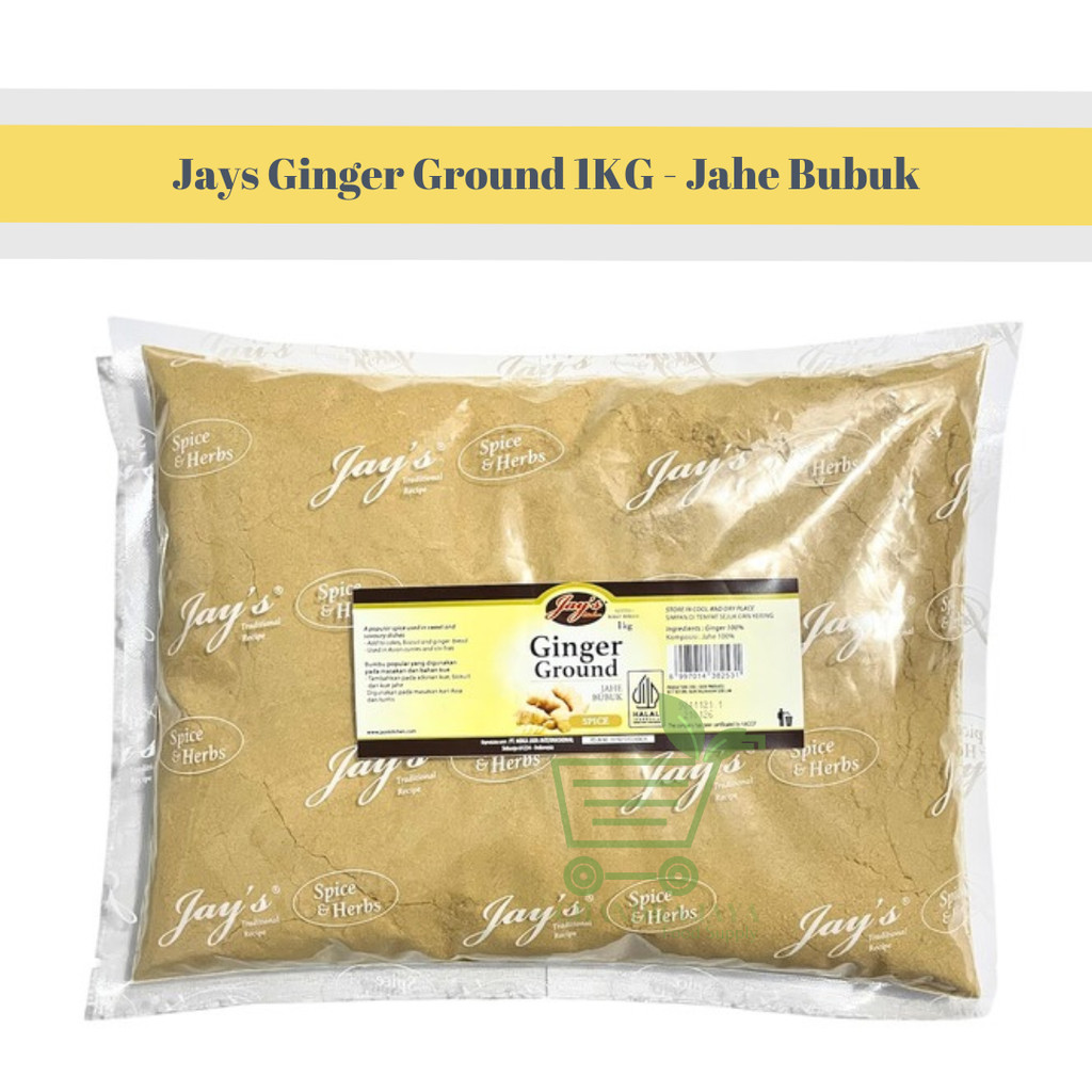 

Jays Ginger Ground 1KG - Jahe Bubuk