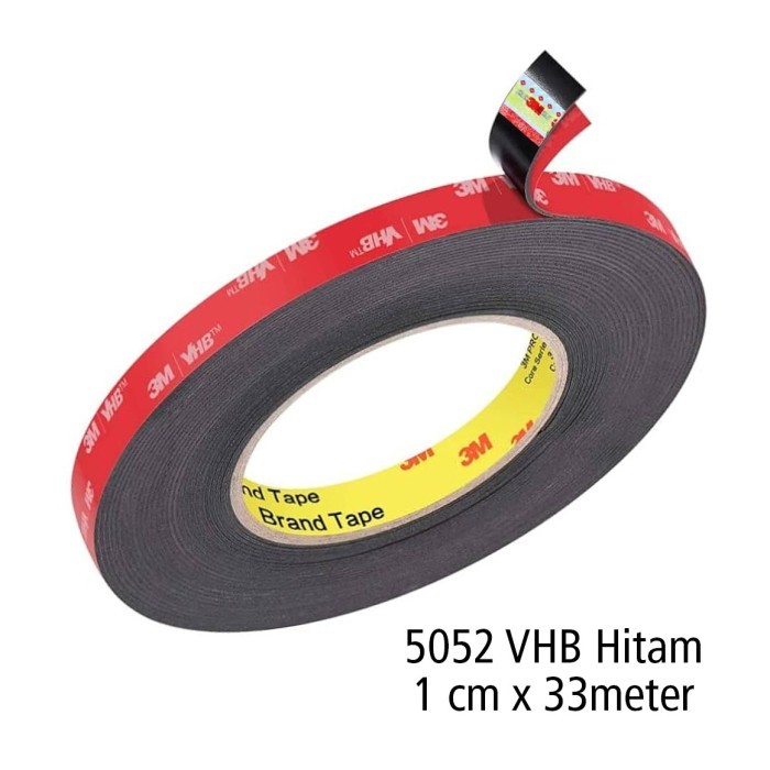 

Double Tape Foam 3M VHB 5952 Hitam, EVA CIP66 55280 Putih Foam Tape 30 50 meter - EVA 1cmx30M