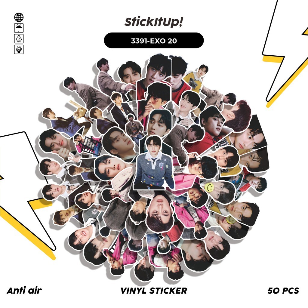 

COD✨ 50 Pcs Stiker D.O 02 Lucu Anti Air Untuk Dekorasi Notebook Sepeda Skateboard Handphone DIY