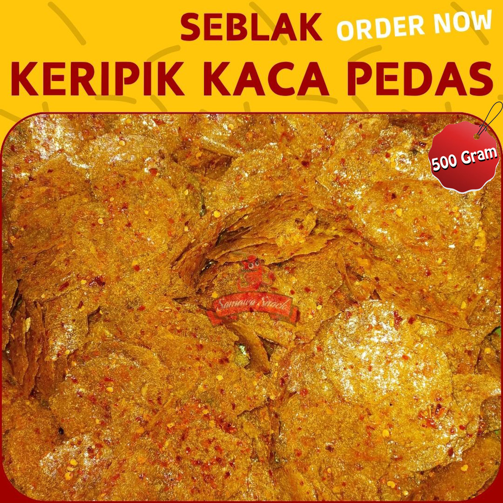 

Keripik kaca extra pedas daun jeruk isi 500 gr