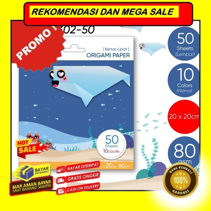

Rekomendasi Terlaris Origami Paper Kertas Lipat Seni Joyko OGP-302 20 x 20 cm - 50 Lembar Promo