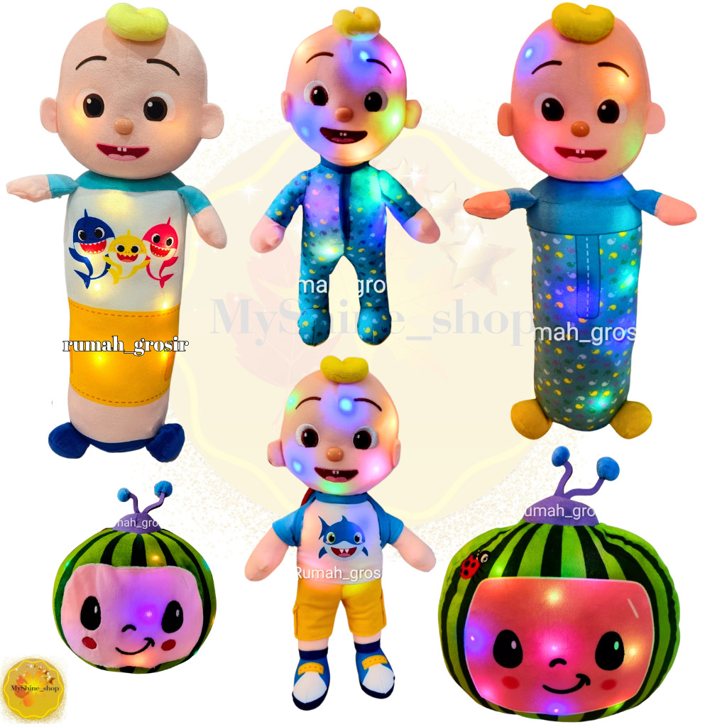 Boneka CoComelon Baby JJ LED Lampu