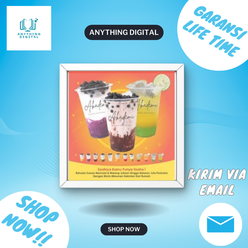 Ecourse Kelas Bisnis Minuman Kekinian + Bonus Video Melejitkan Bisnis Minuman