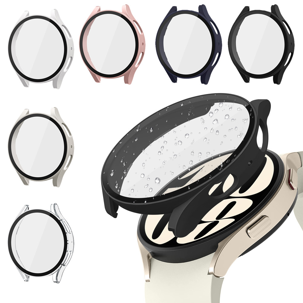 Tempered Glass Case For Samsung Galaxy Watch 6 40mm 44mm Screen Protector Glass Shell For Samsung Ga