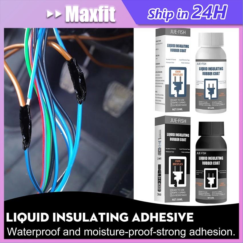 50ML Lem Kabel Listrik Isolasi Cair Silicone Tahan Panas Anti Air Liquid Electrical Tape Lem Pelindu