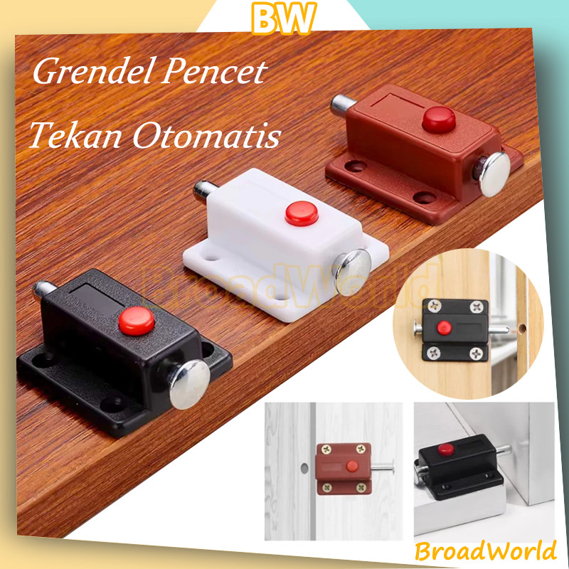 Grendel Tekan / Grendel Otomatis Slot Pintu Otomatis