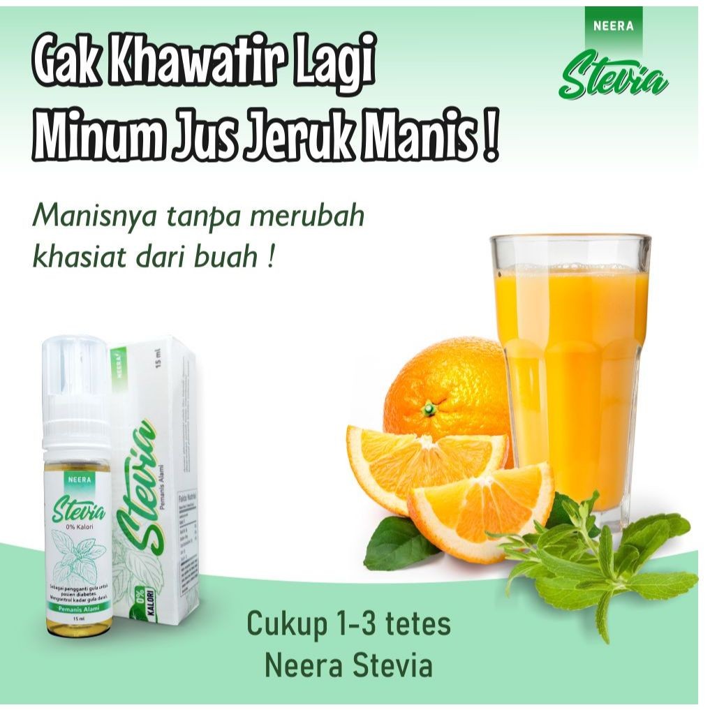 

Gula Stevia Asli Pemanis Alami Stevia Tetes 0 Kalori Stevia Gula Diet Kemasan 15ml