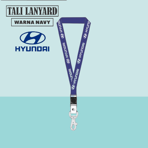 

TALI LANYARD HYUNDAI MOBIL - TALI ID CARD LOGO HYUNDAI NAVY GANTUNGAN KUNCI GANTUNGAN FLASHDISK GANTUNGAN NAMETAG TALI LANYARD BEST SELLER COD