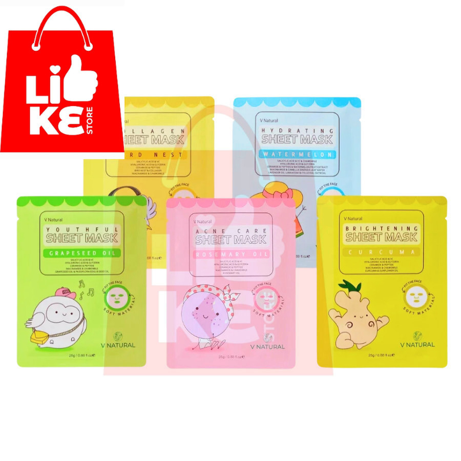 V Natural Sheet Mask 25g