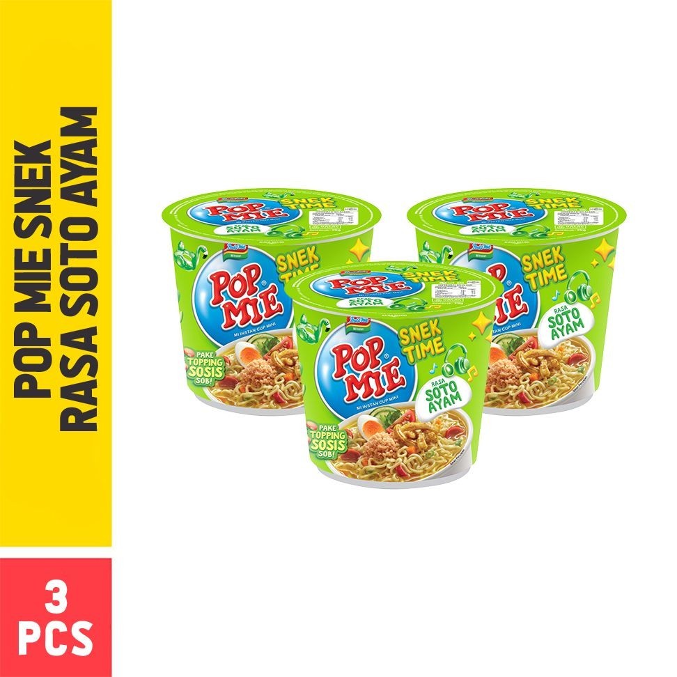 

3 PCS - Pop Mie Snek Soto 39 Gr