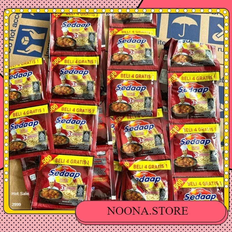 

30 sachet Kecap Sedaap 20gr (eceran 500 dpt 2 pack)