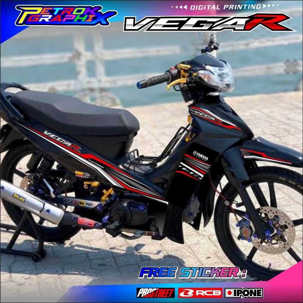 STRIPING VARIASI YAMAHA VEGA R NEW / STICKER LIST VARIASI MOTOR VEGA R NEW