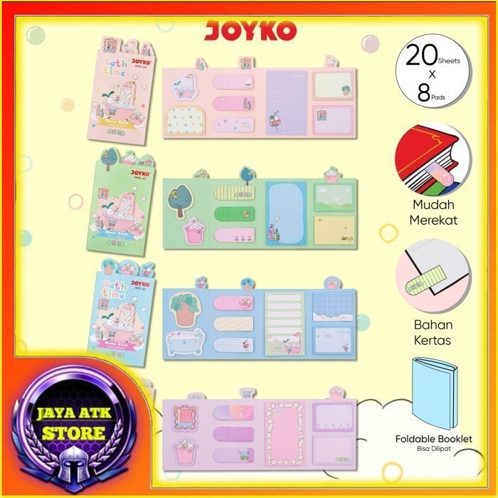 

JOYKO Memo Stick Sticky Note Kertas Memo Memo Tempel MMS-40 Bath Time