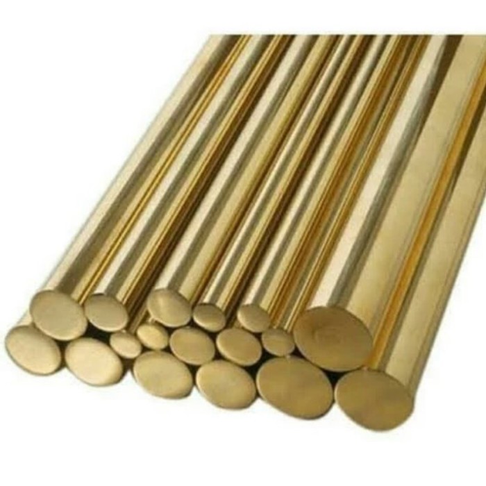 as kuningan 3 inch x 1 meter kuningan bulat/brass rod