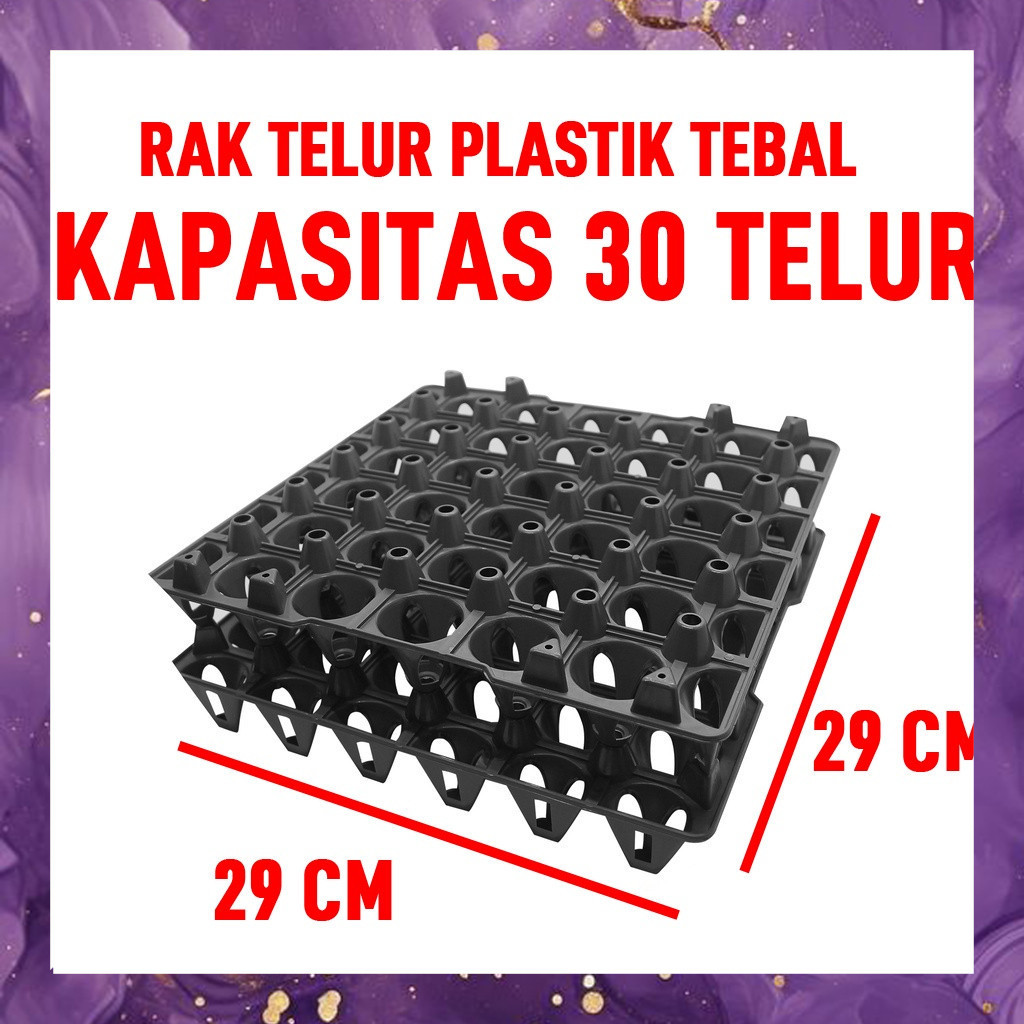 (SBA) Rak Telur Plastik Isi 30 Butir Nampan Telur Egg Tray Plastik Tebal SC22DPAL