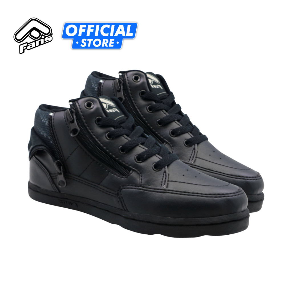 Sepatu Fans Xpander - Sepatu Kasual Anak Sekolah Hitam
