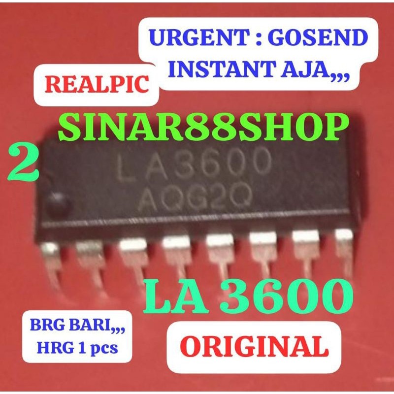 ORIGINAL LA3600 LA 3600 IC TR TRANSISTOR IGBT
