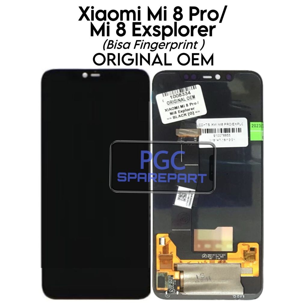 LCD Touchscreen Fullset Xiaomi Mi8 Pro / Mi 8 Explorer / M1807E8A