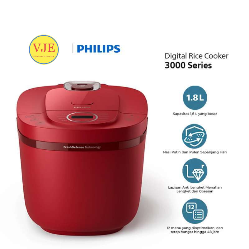 Philips HD4712|31 Rice Cooker | Penanak Nasi Digital Anti Lengket