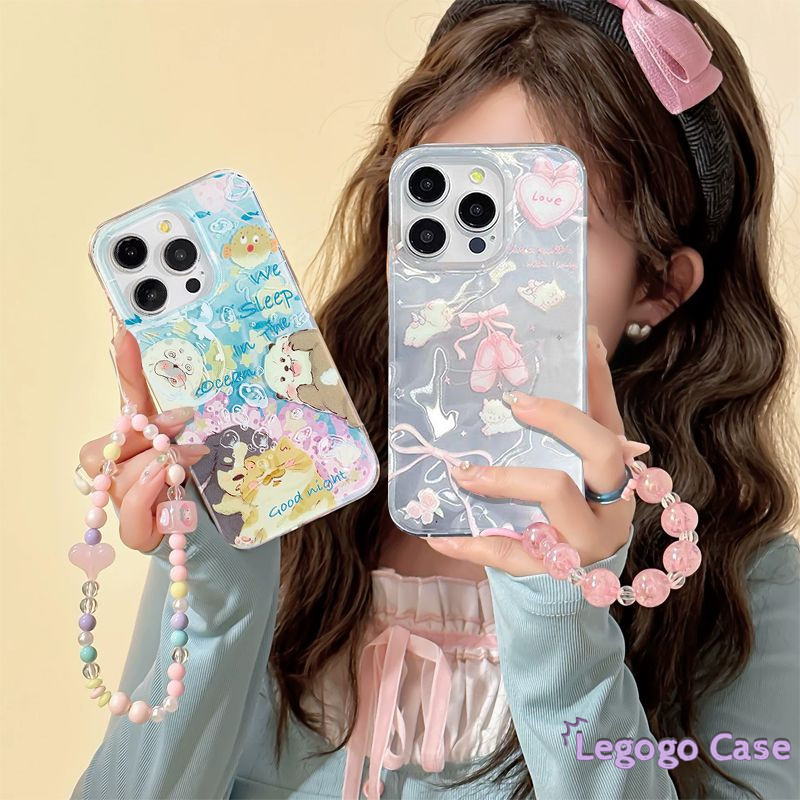 Fantasi Lucu Singa Laut Tidur Anak Anjing Kucing Gelombang Air Kasus Untuk Redmi 14C 10A 10 13C 12 9