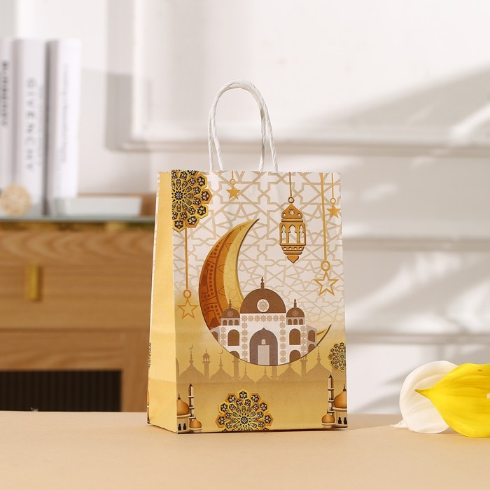 

Paper Bag Idul Fitri Kantong Kertas Souvenir Goodie Bag Lebaran Murah - WARNA PUTIH