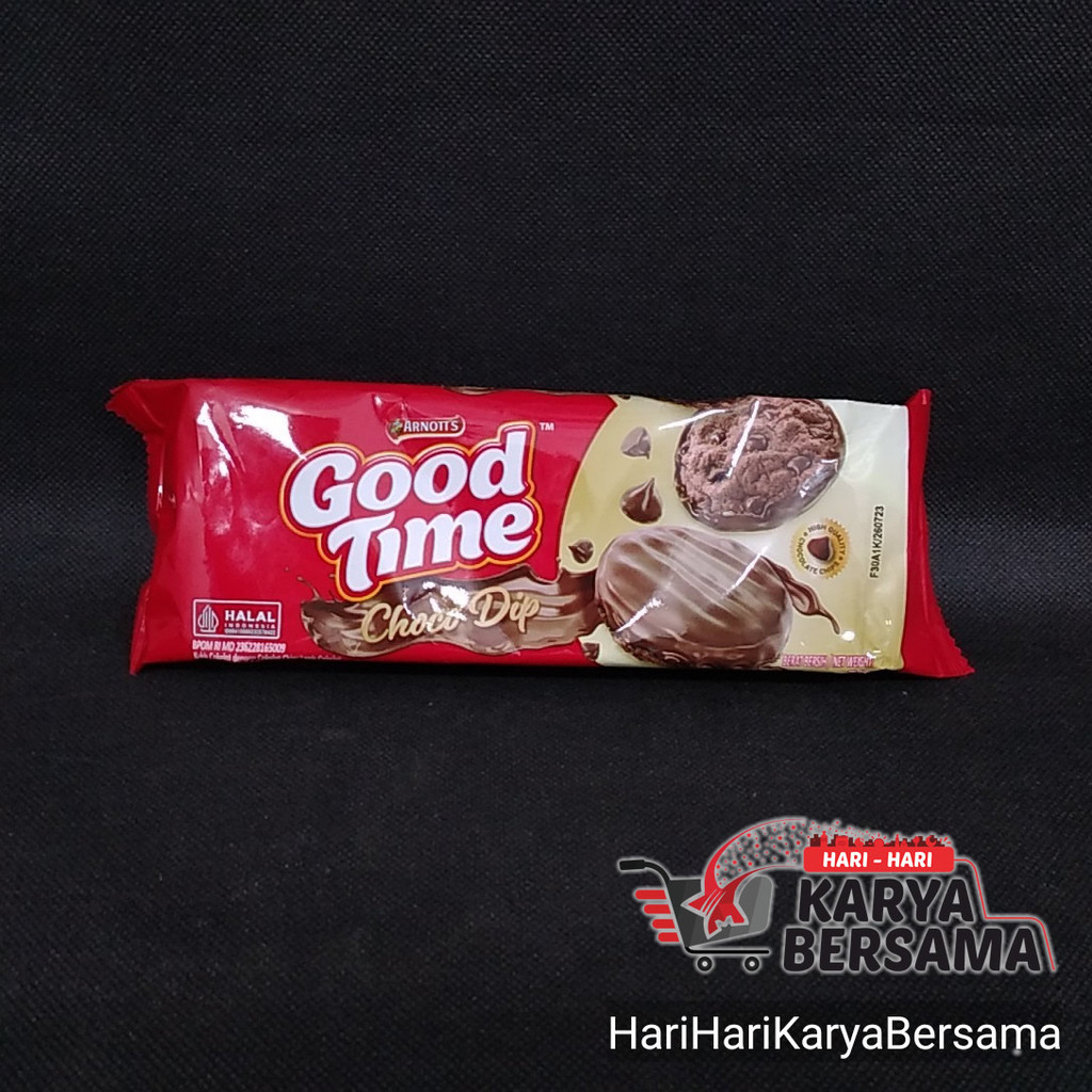 

MAKANAN RINGAN BISKUIT ARNOTT'S GOOD TIME CHOCO DIP 71GR